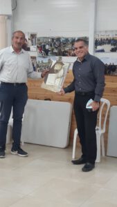 ראש מועצת אפרת עודד רביבי ורפאל טוויל